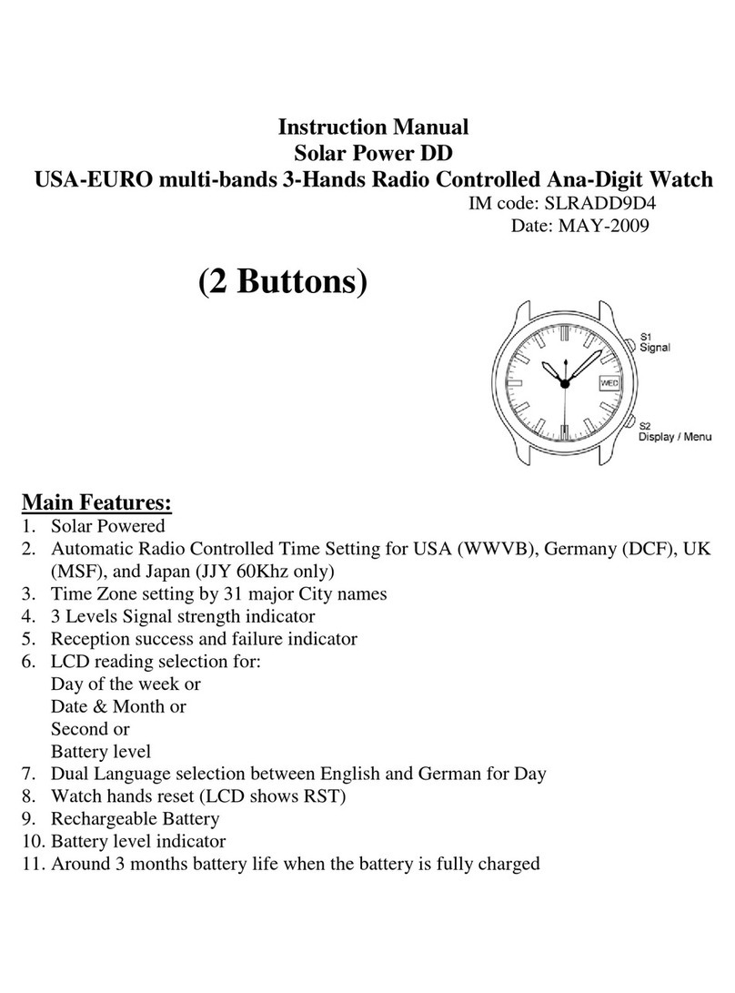 Atomix Timepiece 87177 instruction manual