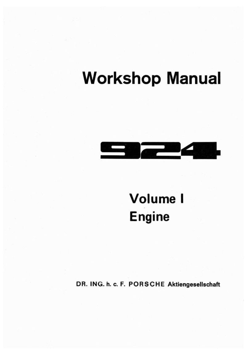 Porsche 924 Instruction manual
