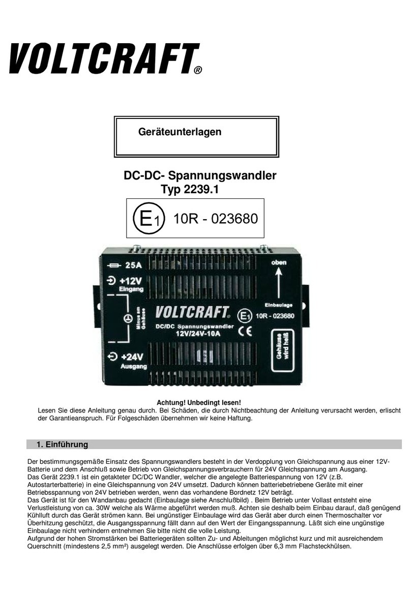 VOLTCRAFT 2239.1 operation instruction
