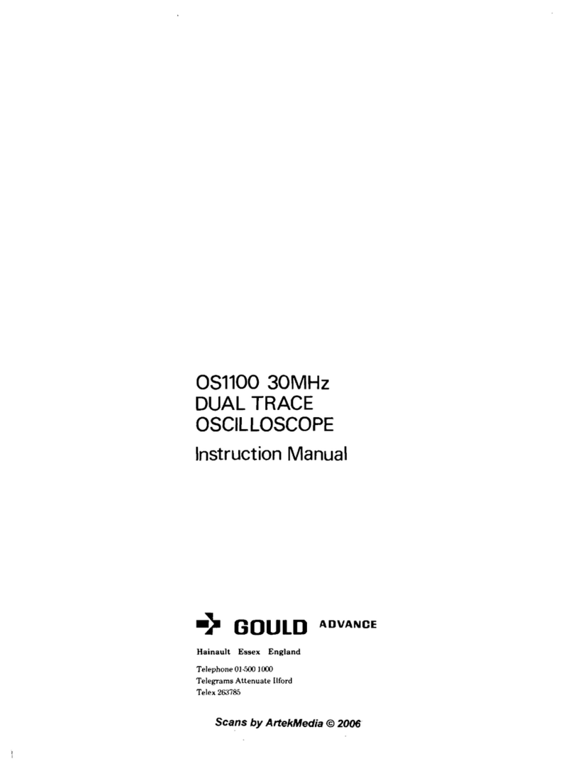 Gould OS1100 instruction manual