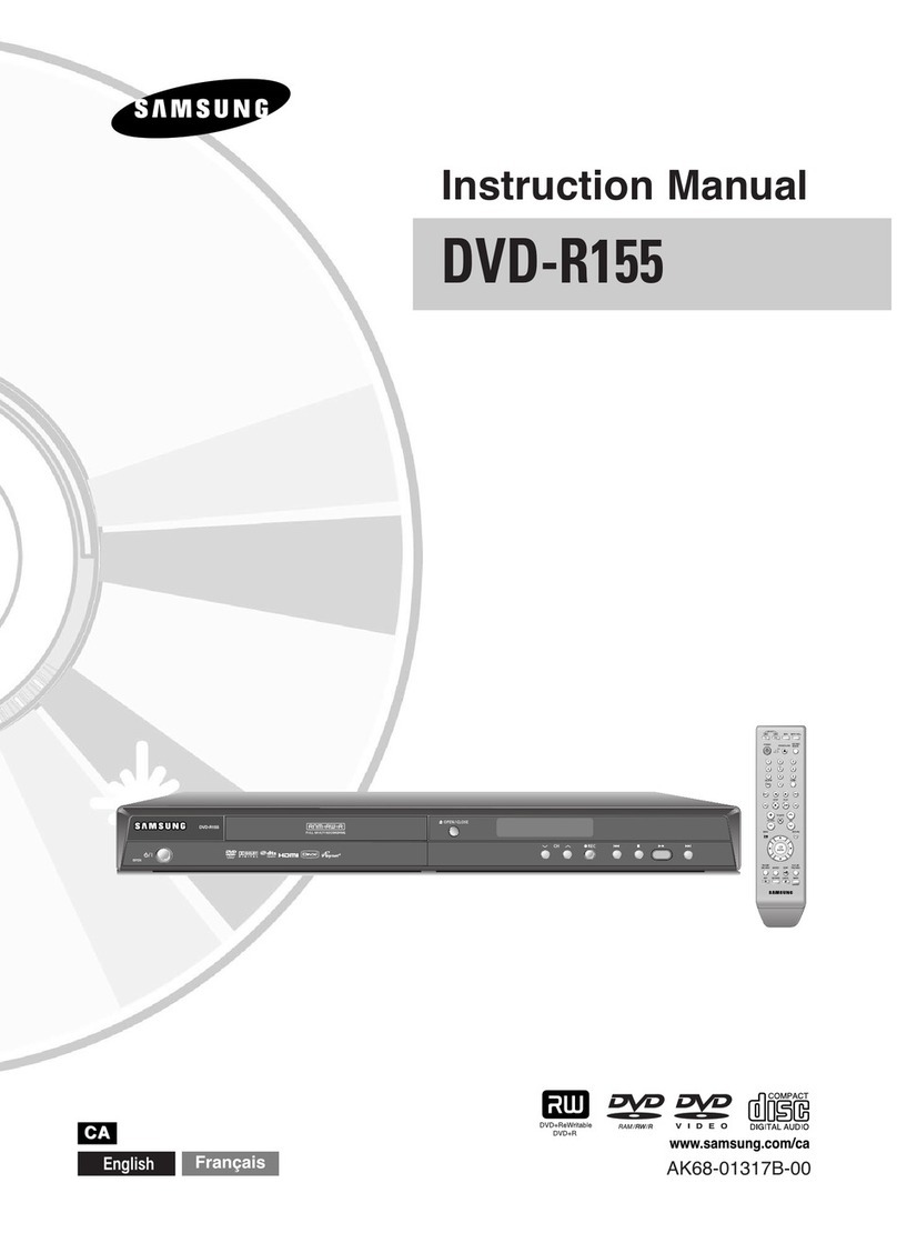 Samsung DVD-R155 User manual
