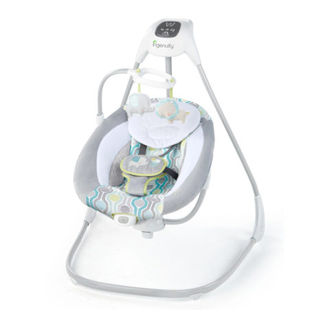 ingenuity Simple Comfort Cradling Swing manual