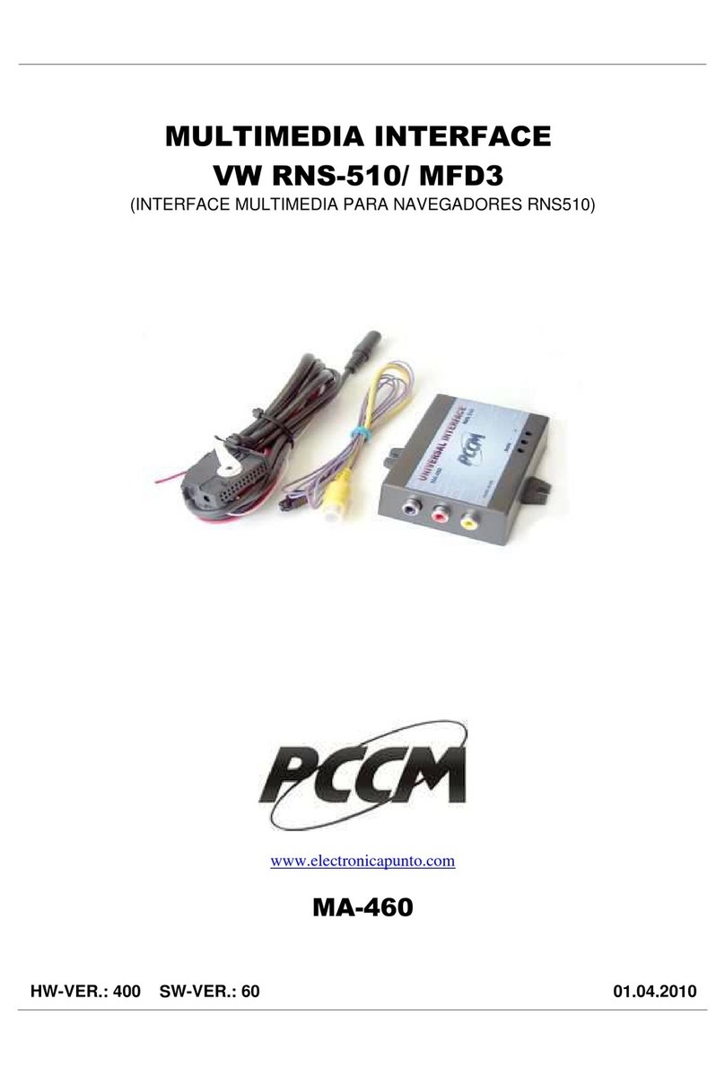 PCCM MA-460 User manual