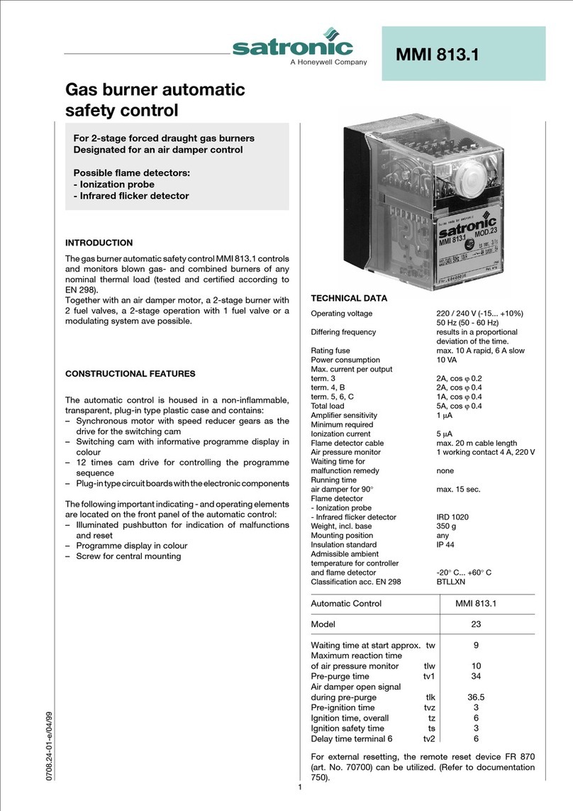 Satronic MMI 813.1 manual