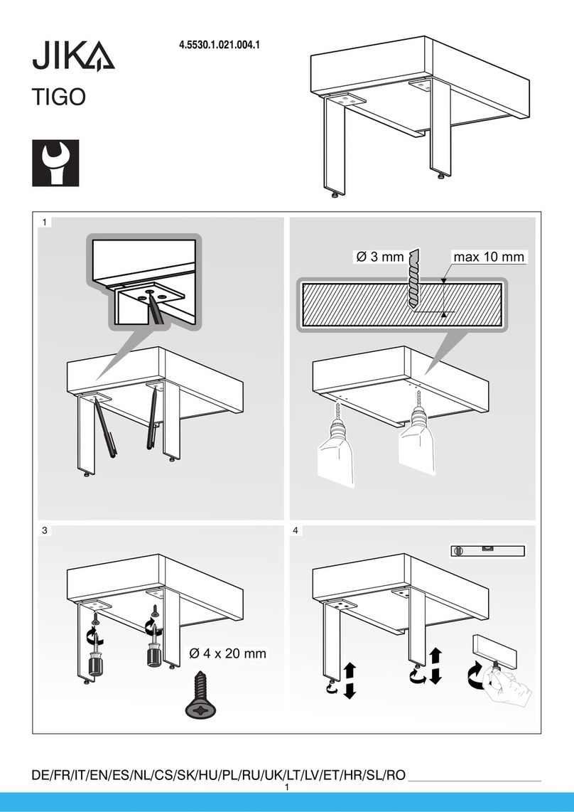 JIKA TIGO installation instructions