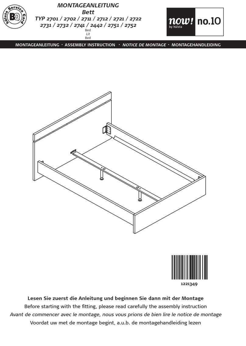 Hülsta Now! Bett 2701 Assembly instruction