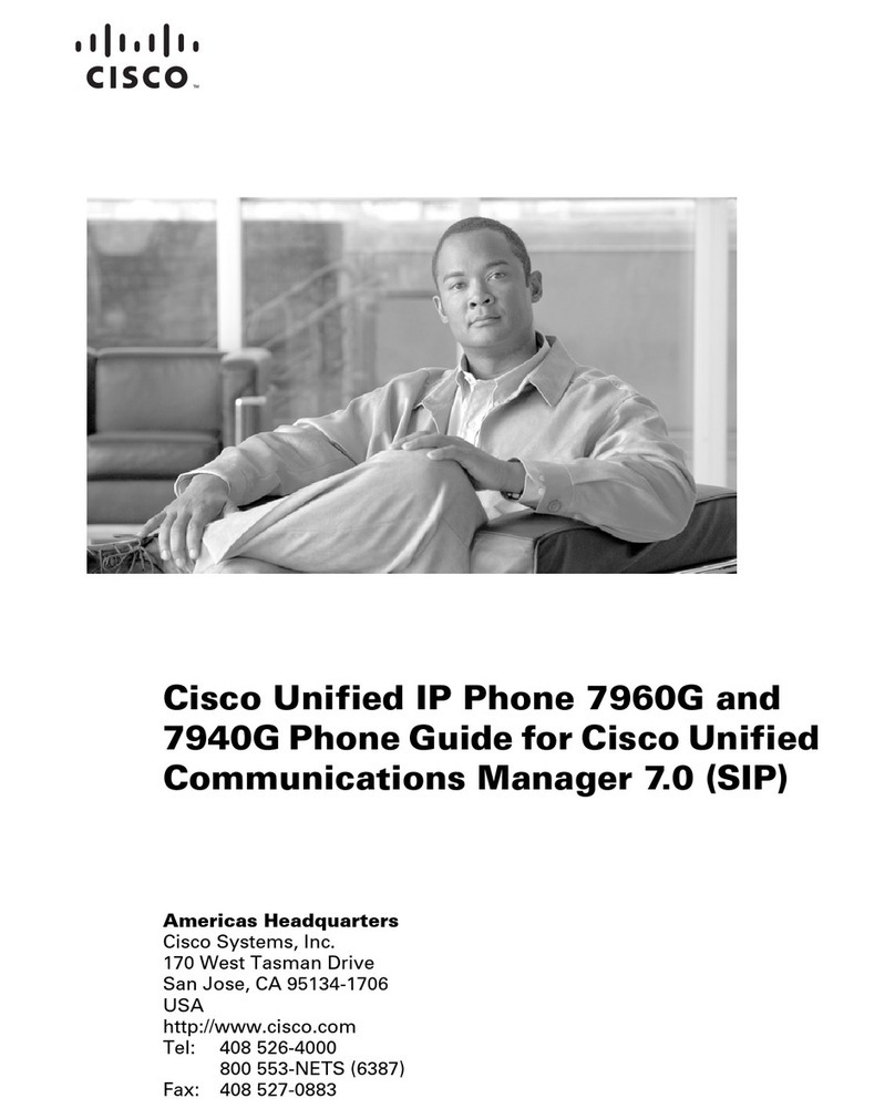 Cisco Cisco Unified IP Phone 7960G User manual