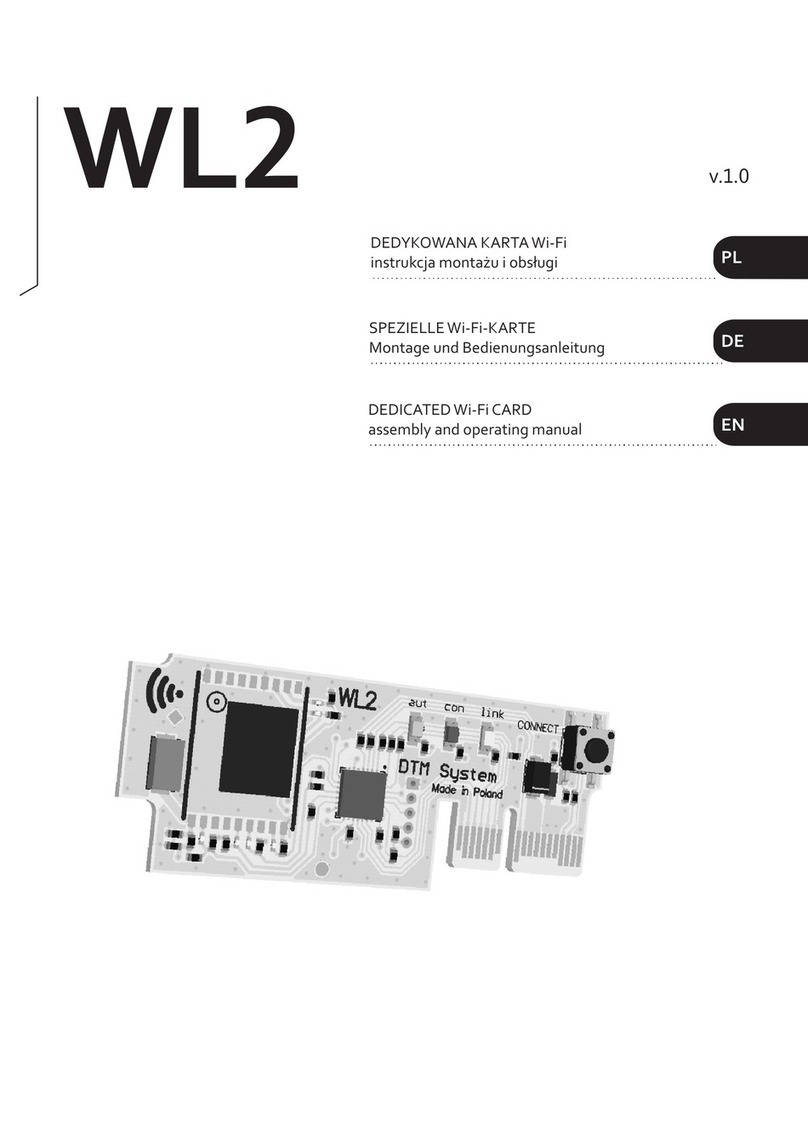 dtm WL2 Assembly and operating manual