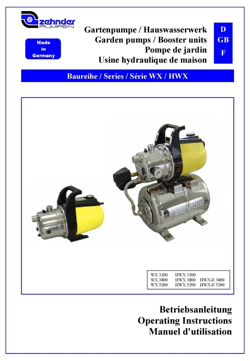 Zehnder Rittling WX Series operating instructions