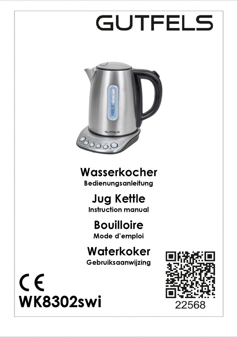 GUTFELS WK8302swi instruction manual