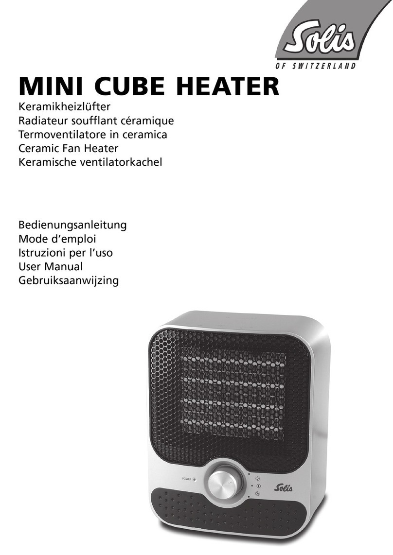 SOLIS MINI CUBE HEATER user manual