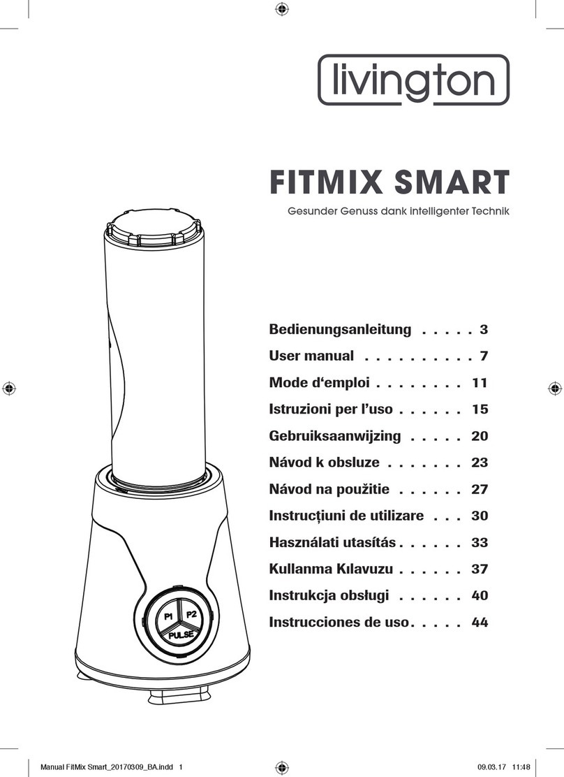 Livington FITMIX SMART user manual