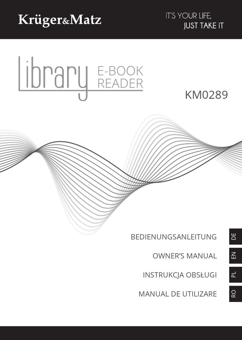 Krüger & Matz Library KM0289 User manual
