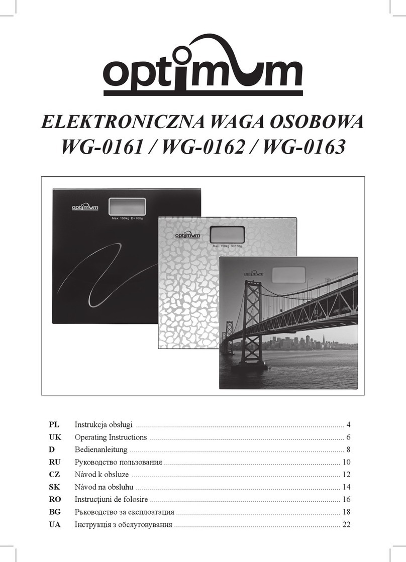Optimum WG-0161 operating instructions
