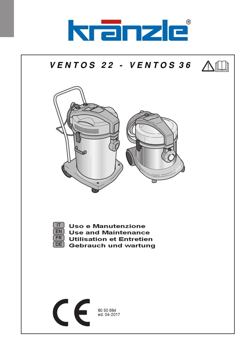Kränzle VENTOS 22 Use and maintenance