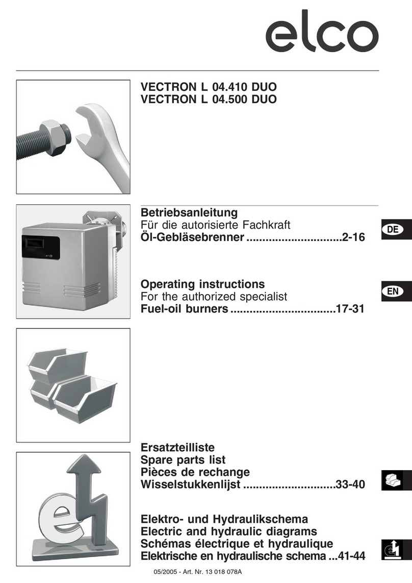 elco VECTRON L 04.410 DUO operating instructions