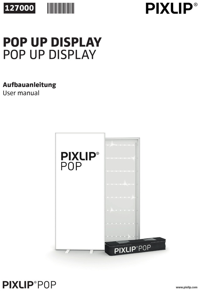 Pixlip POP UP DISPLAY user manual