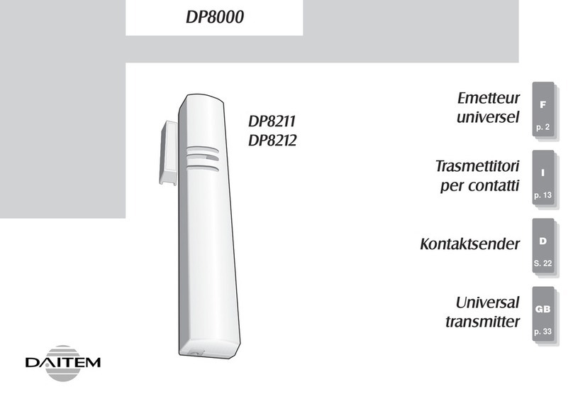 DAITEM DP8000 Series manual
