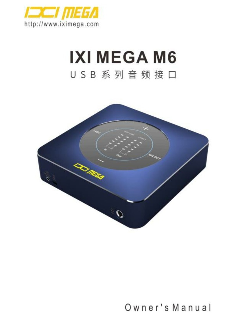 IXI MEGA M6 owner's manual