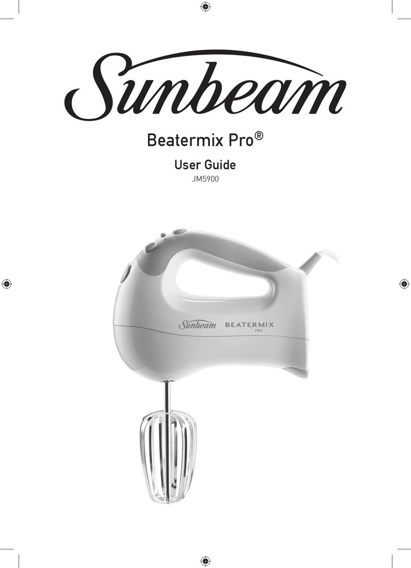 Sunbeam Beatermix Pro JM5900 user guide