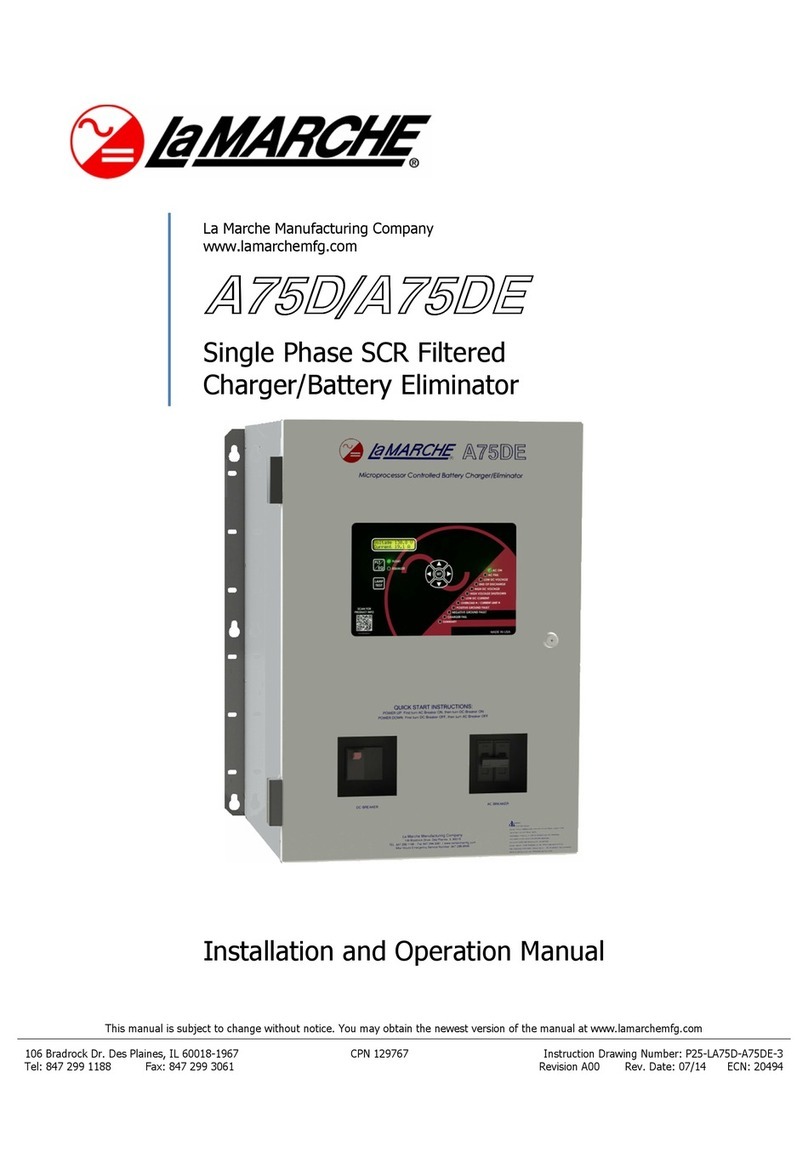 Lamarche A75D User manual