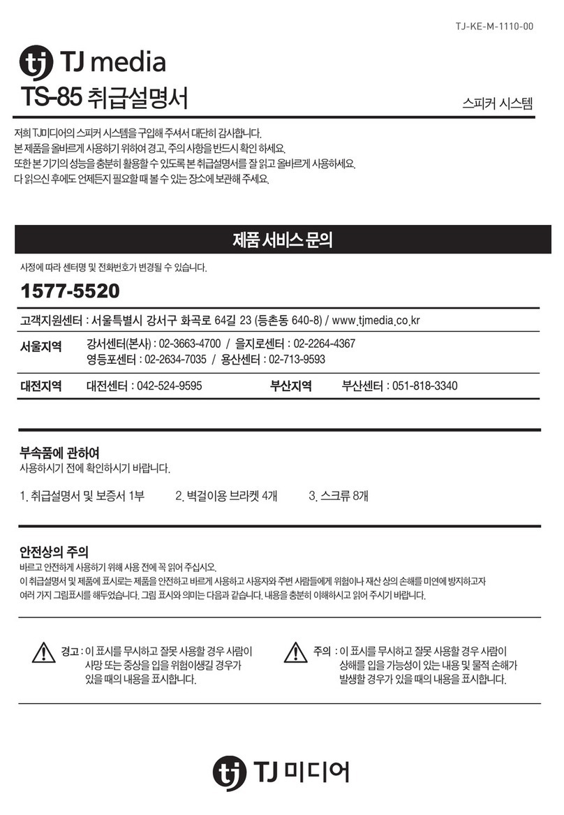 TJ Media TS-85 instruction manual