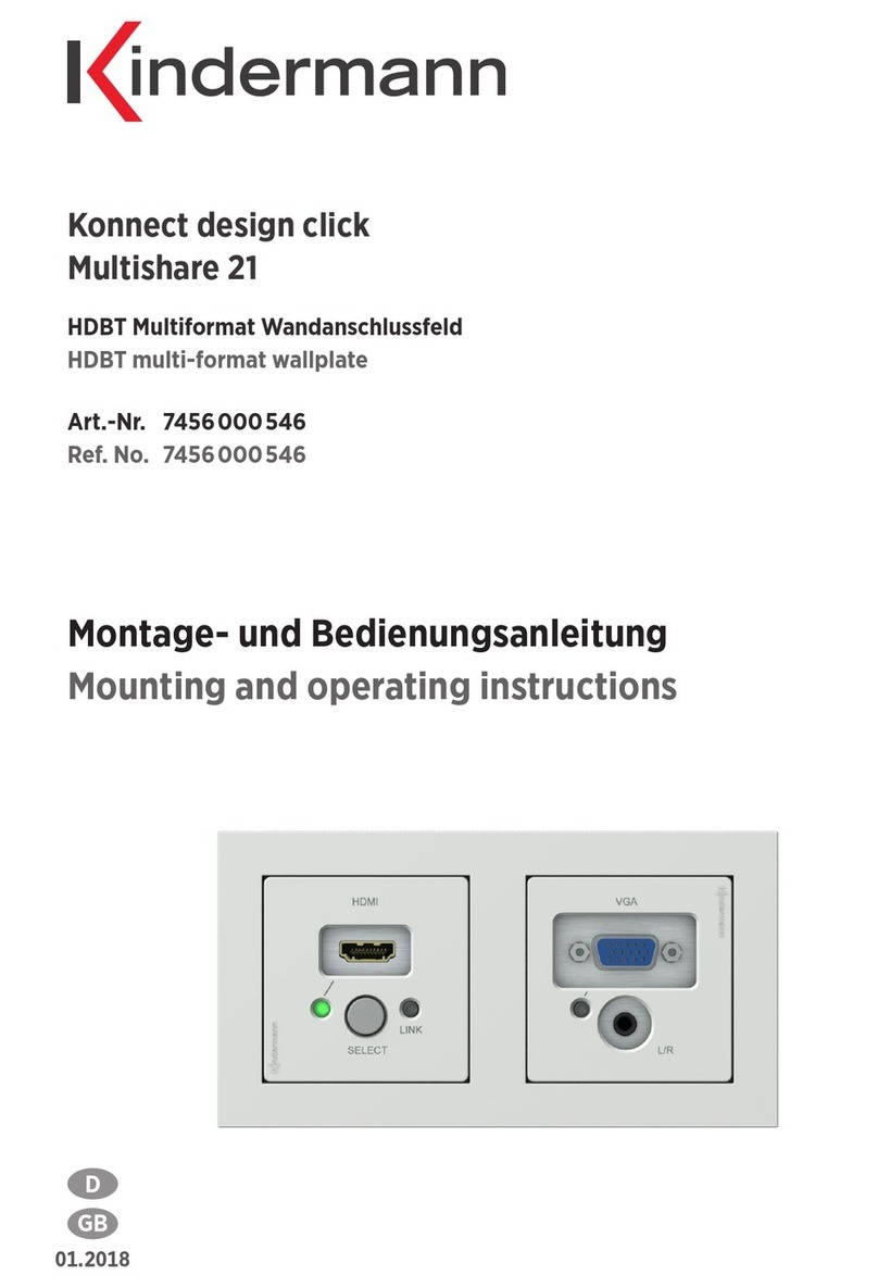 Kindermann 7456000546 Mounting and operating instructions