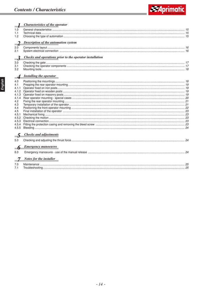 Aprimatic ZT4 C User manual