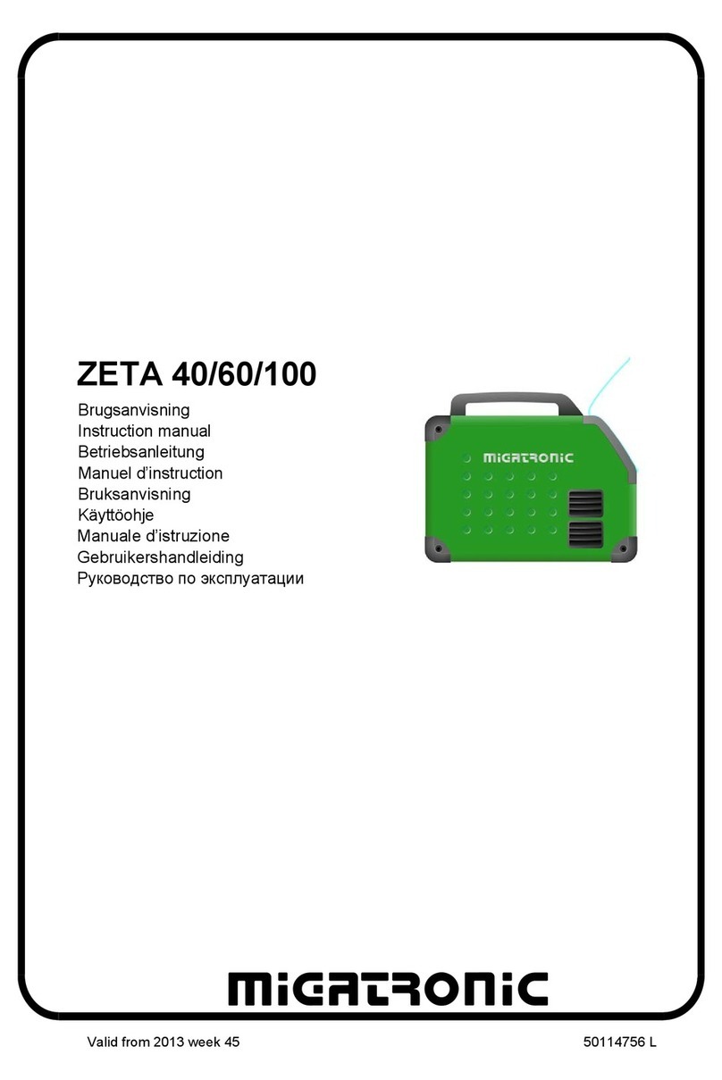 Migatronic ZETA 40 instruction manual