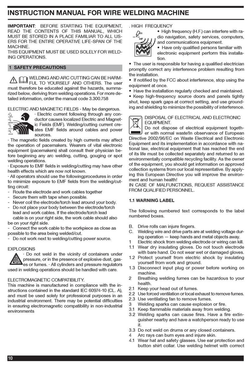 Cebora JAGUAR E 200 MD instruction manual Cebora JAGUAR E 200 MD instruction manual