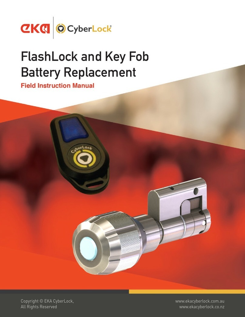 eka CyberLock FlashLock Field Instruction Manual