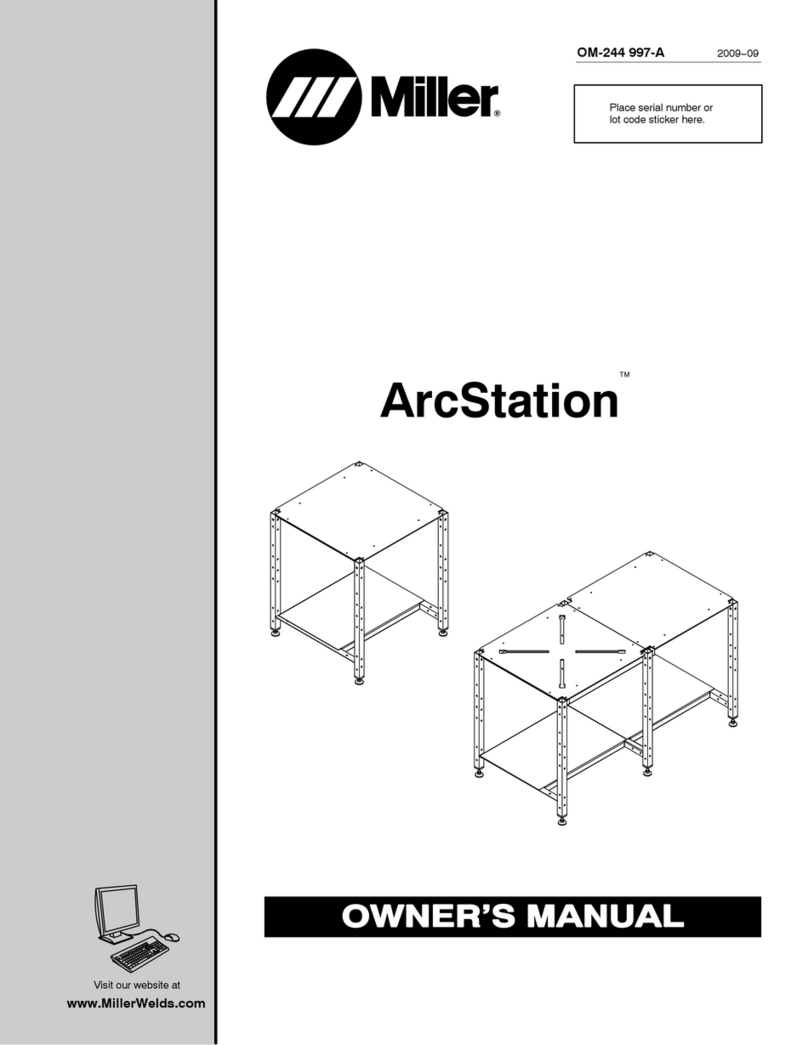 Miller ArcStation User manual