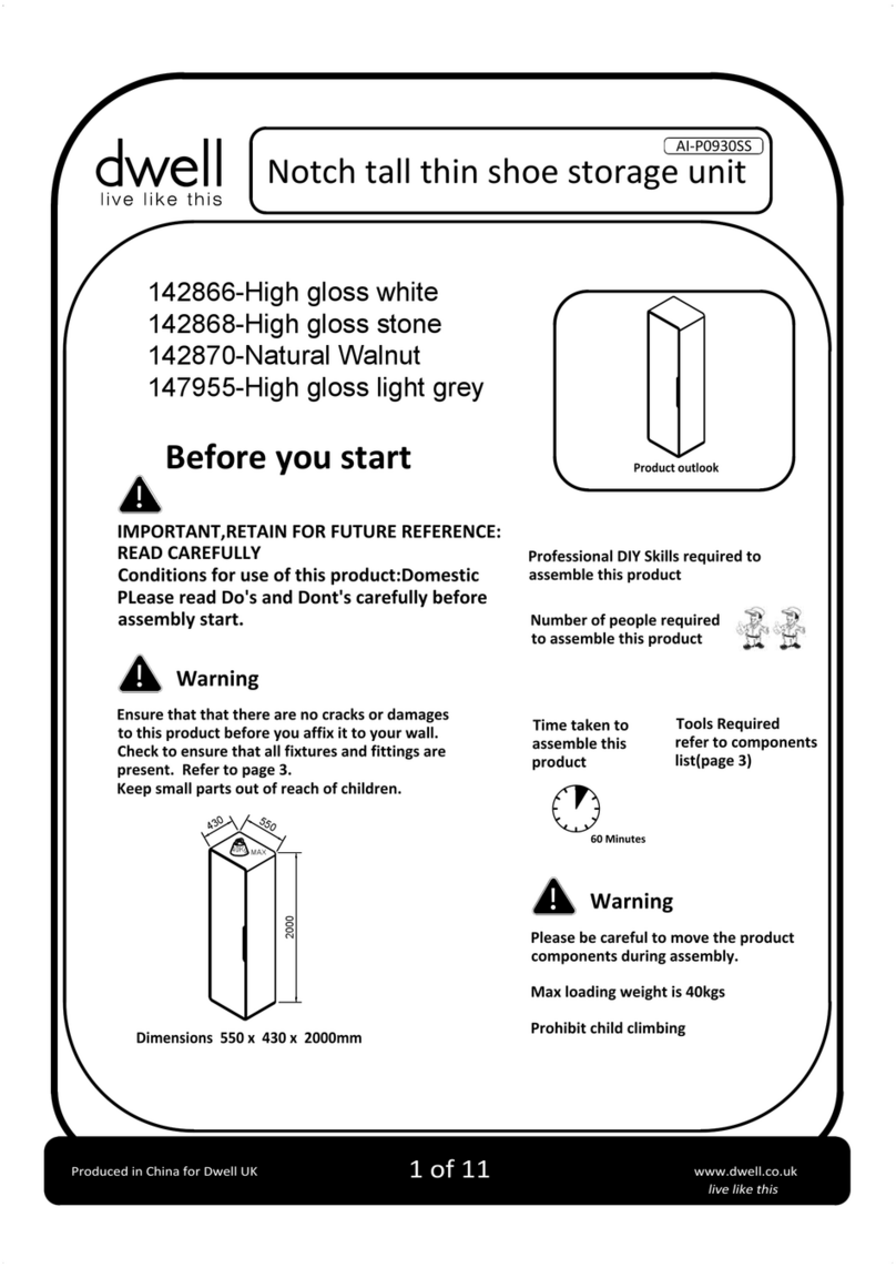 Dwell 142866 User manual