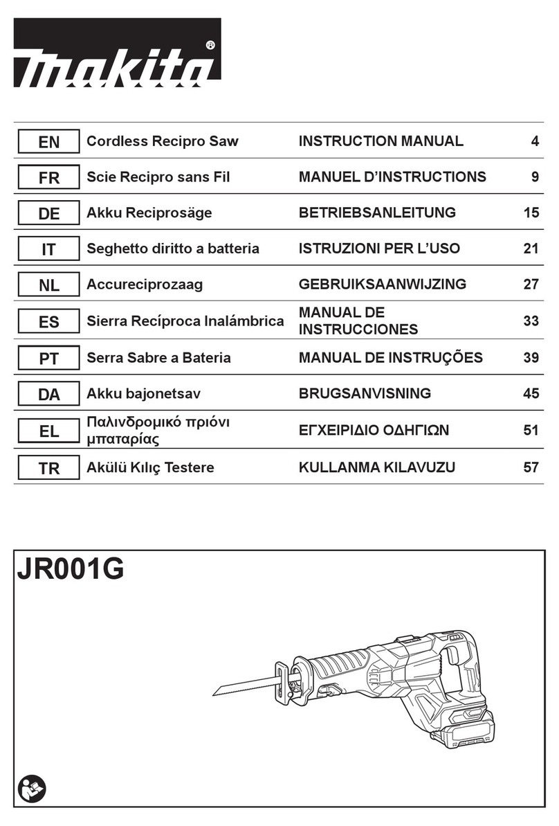 Makita JR001G User manual