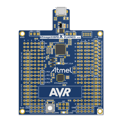 Atmel ATmega328PB Xplained Mini Installation and operating instructions