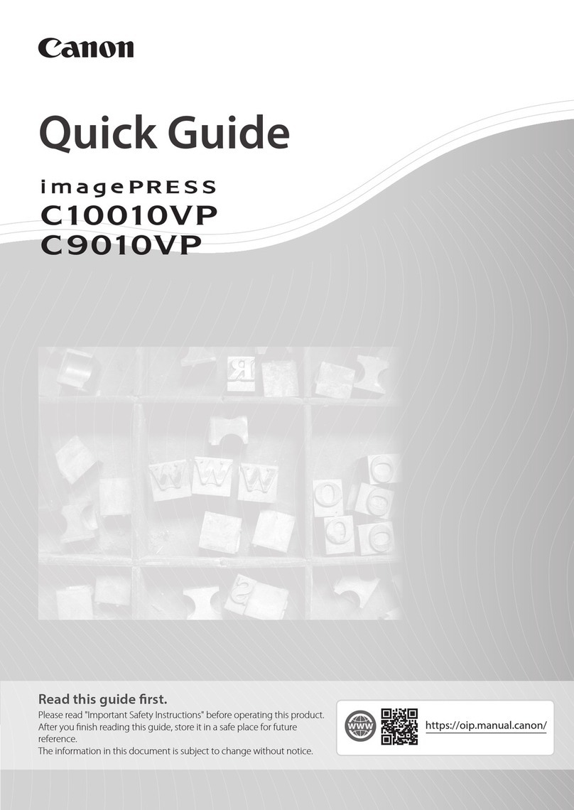 Canon imagePRESS C10010VP User manual