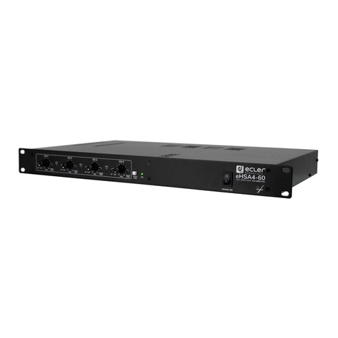 Ecler essentials eHSA4-60 User manual