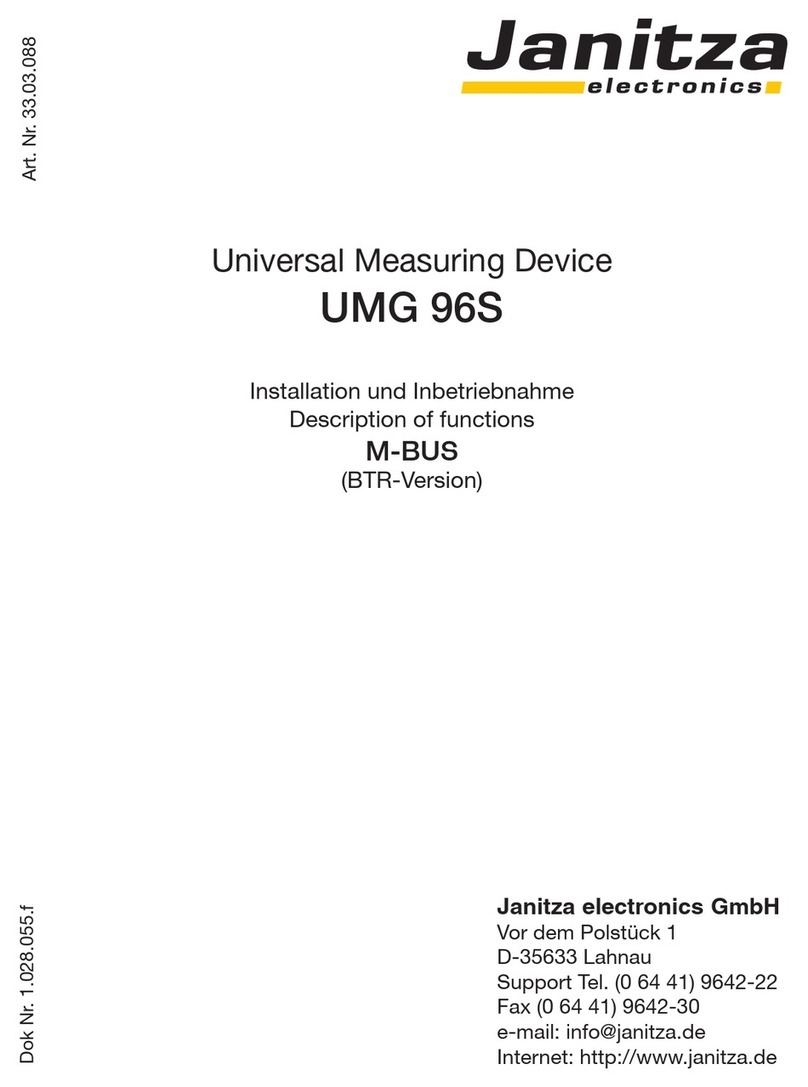 janitza UMG 96S Handbook