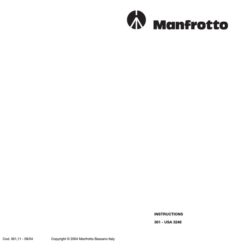 Manfrotto 361 User manual