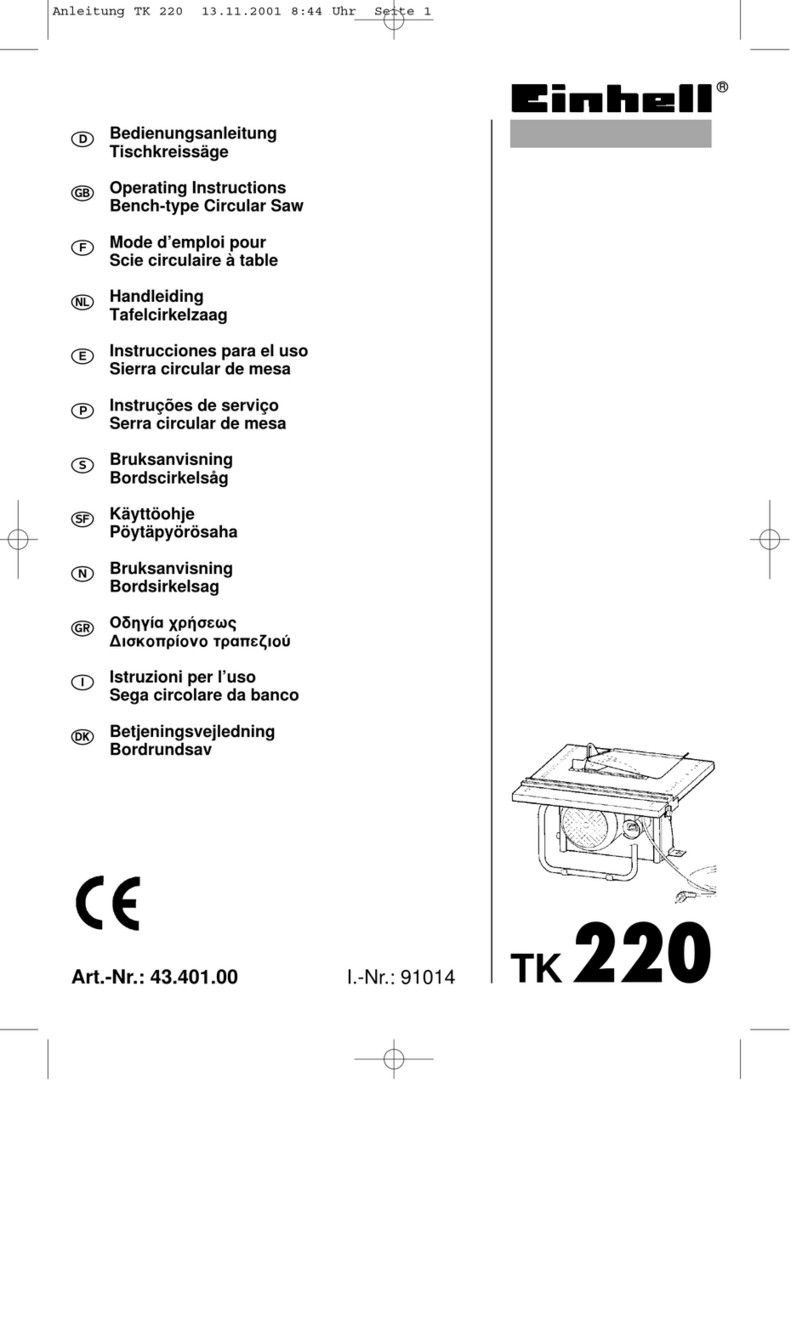 EINHELL TK 220 User manual