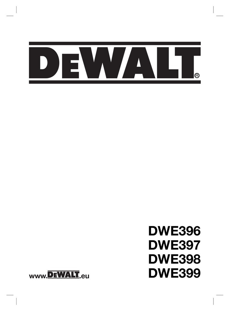 DeWalt DWE396 Original instructions