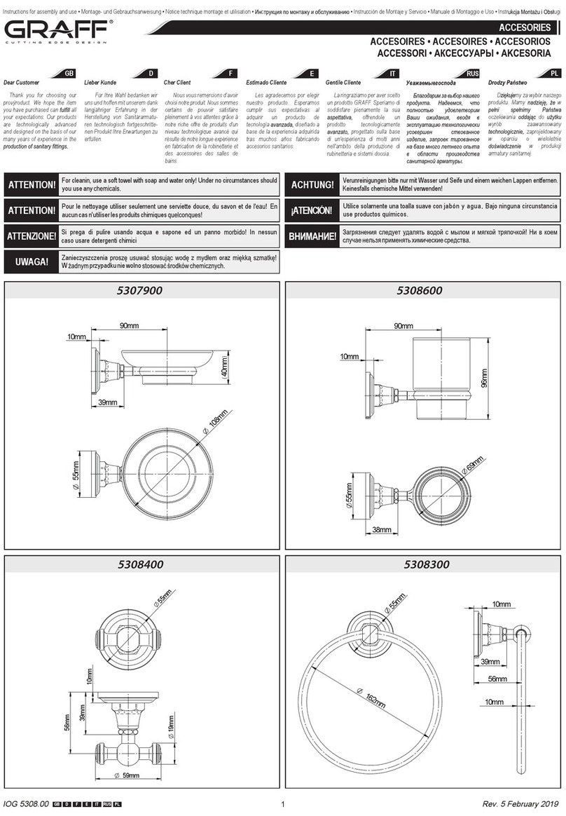Graff 5307900 User manual
