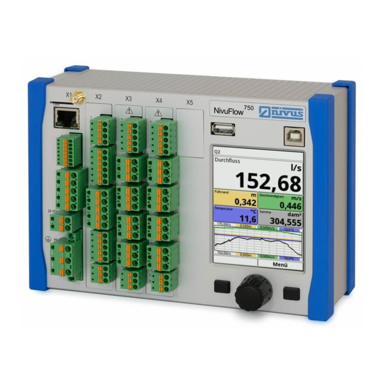 Nivus NivuFlow 750 instruction manual