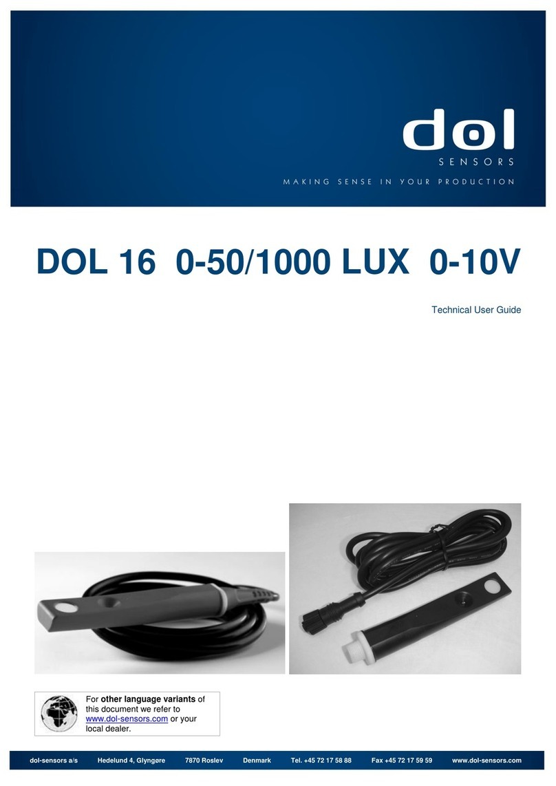 dol sensors DOL 16 Technical user guide