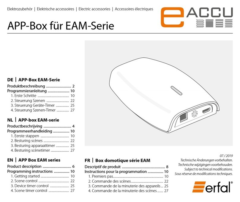 Erfal eACCU EAM Series manual
