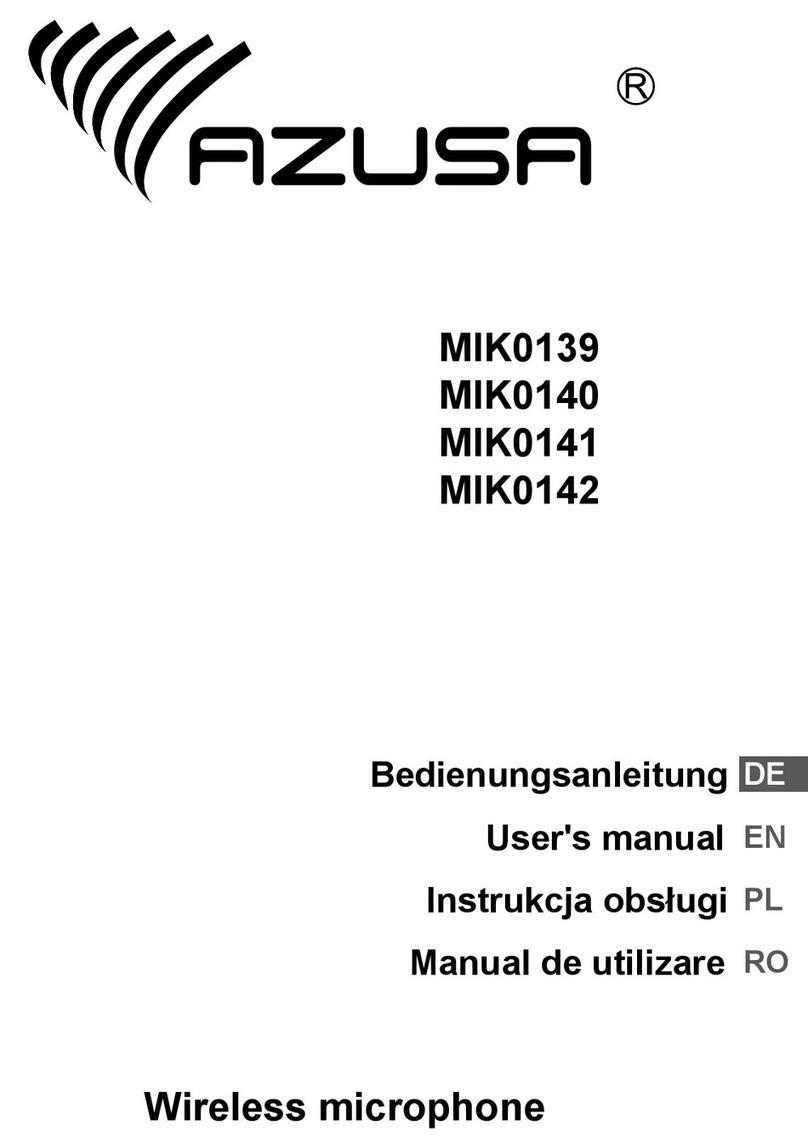 Azusa MIK0139 user manual