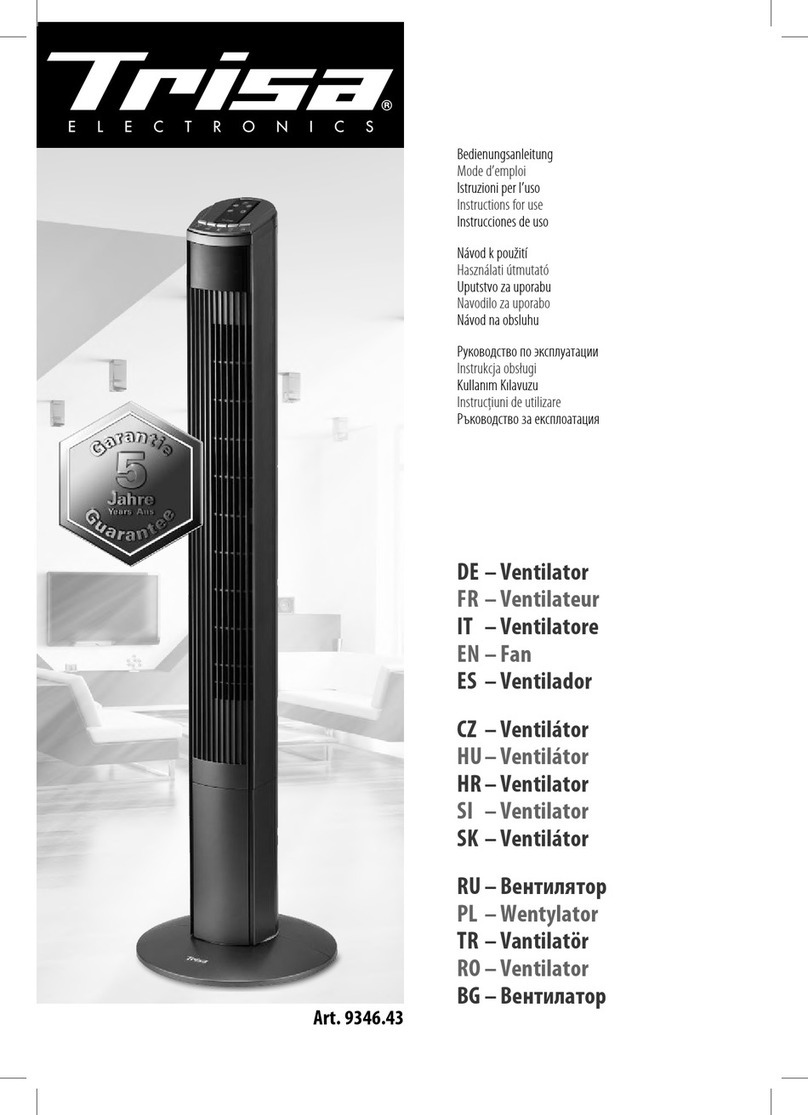 Trisa electronics 9346.43 Instructions for use Trisa electronics 9346.43 Instructions for use
