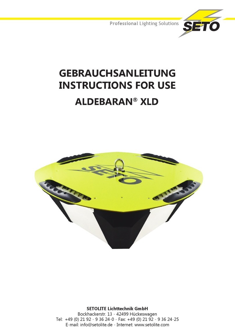 Seto Aldebaran XLD Instructions for use