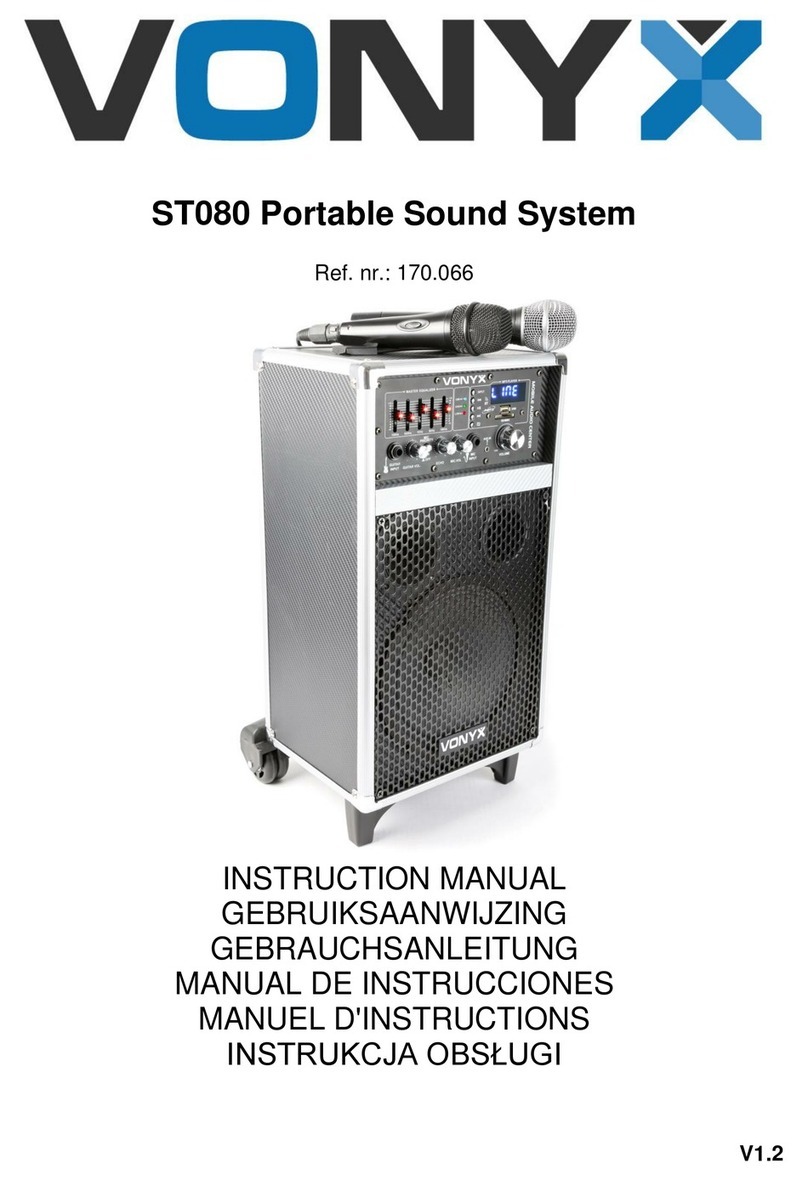Tronios VONYX ST080 instruction manual