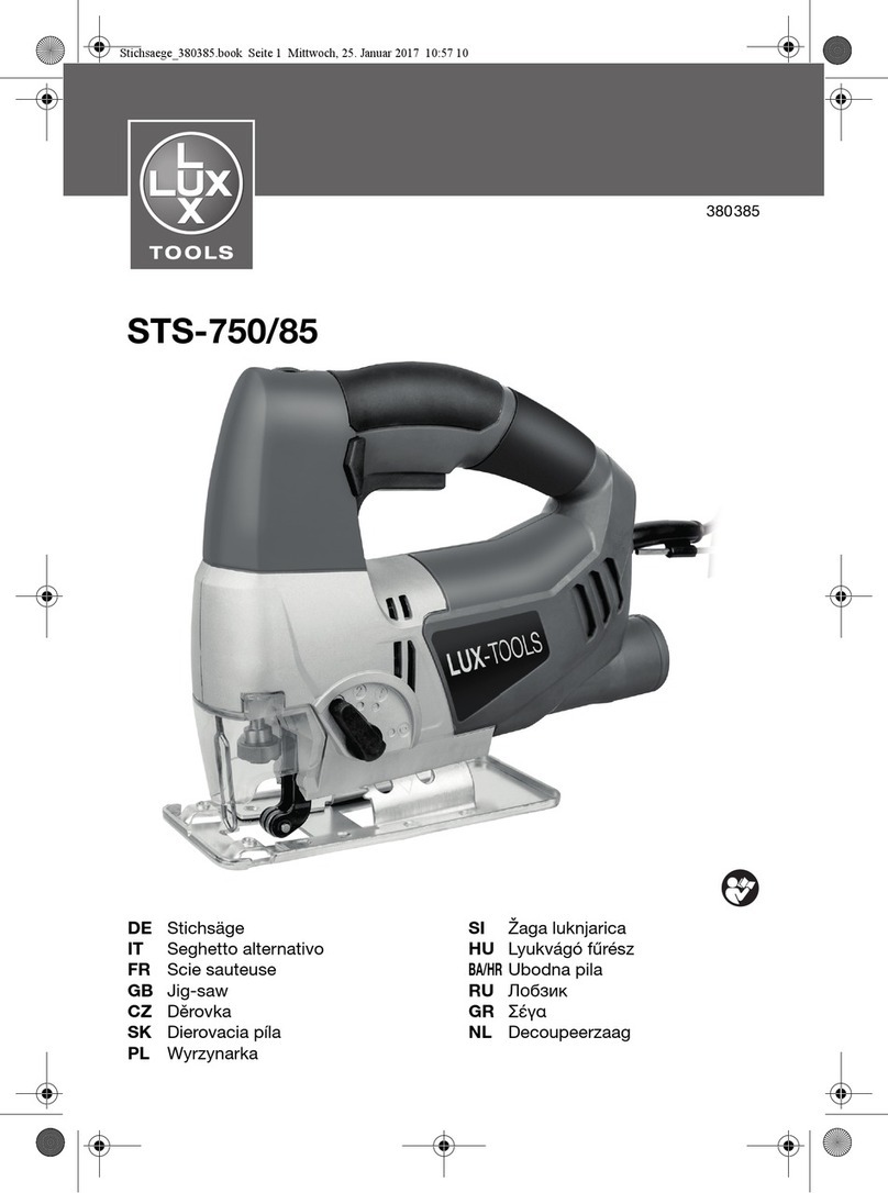 Lux Tools STS-750/85 User manual